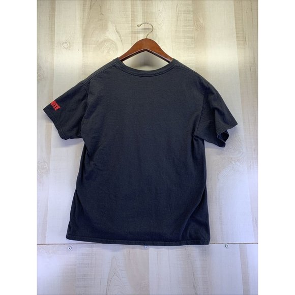 Fornite Uncle Petes Pizza Pit Black/Red Graphic Shirt Boys Size XXL-6600 - Picture 4 of 6